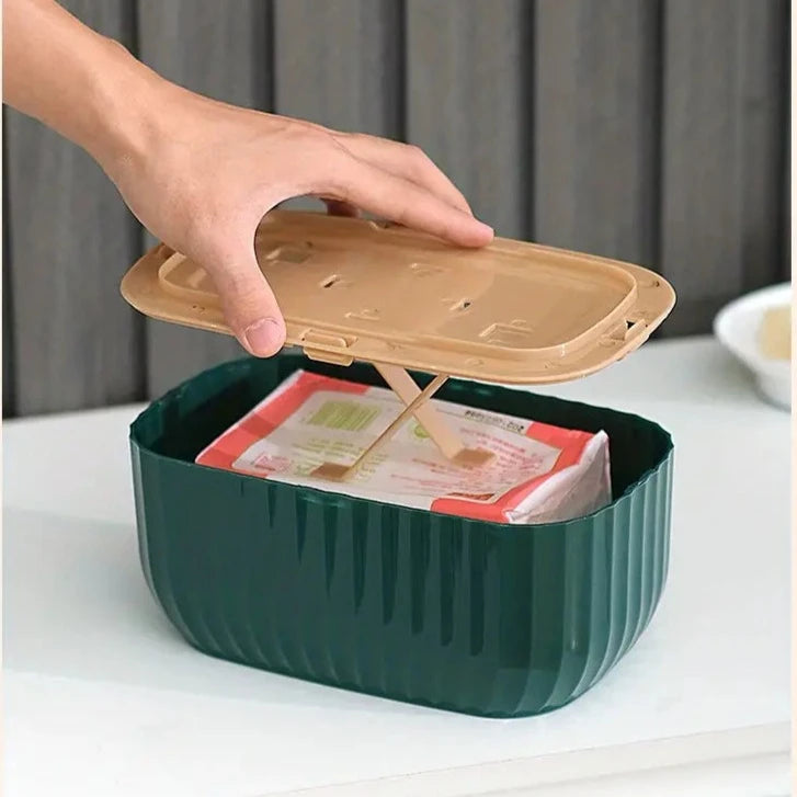 Nordic Strip Napkin Box, Buckle Removable Tissue Box, Portable Plastic Napkin Holder, Wide Compatibility Tissue Box, Modern Style Handkerchief Box Nordic Strip Napkin Box, Buckle Removable Tissue Box, Portable Plastic Napkin Holder, Wide Compatibility Tissue Box, Modern Style Handkerchief Box